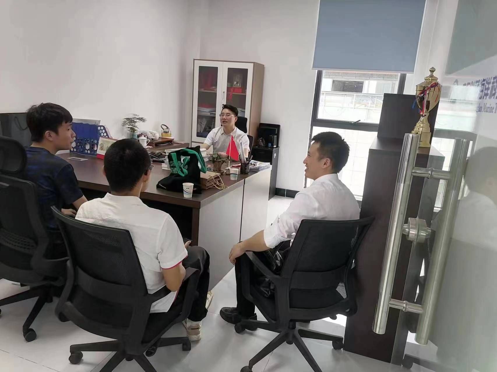 新浦京8883官网登录页面到广东创蓝海洋科技有限公司访企拓岗